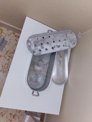 Pesciera Ovale in alluminio