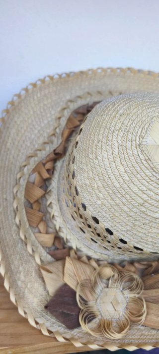 Cappello di paglia donna nuovo-cm.54-Mai usato