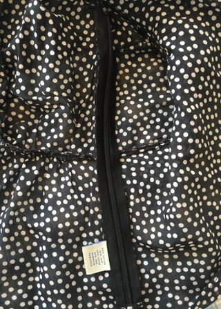 Blusa de lunares negra y blanca Anthropologie