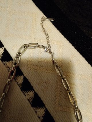 Collana a catena color argento