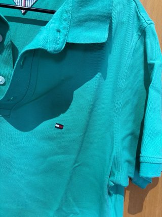 Polo Tommy Hilfiger Verde/Turquesa