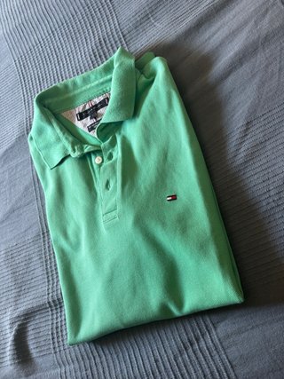 Polo Tommy Hilfiger Verde/Turquesa