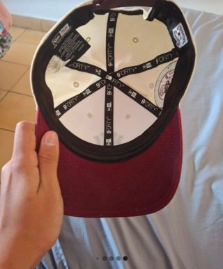 Gorra New Era NY Blanca y Roja