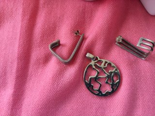 Collar y pendientes de plata