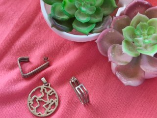 Collar y pendientes de plata