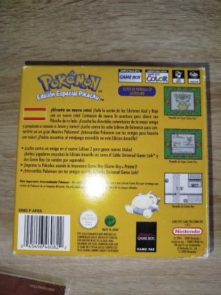 Pokémon Amarillo Game Boy COMPLETO