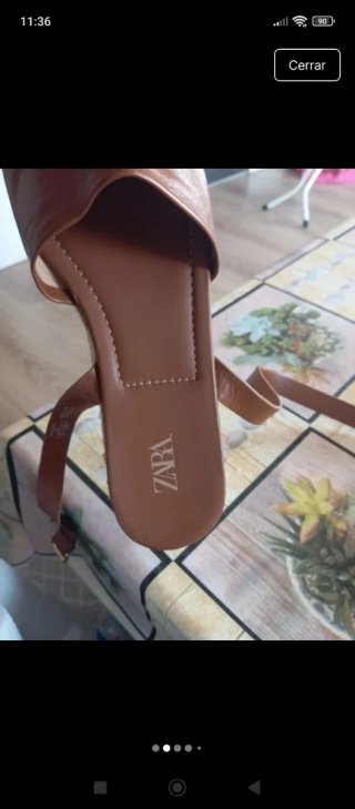 Sandalias de cuña marrones