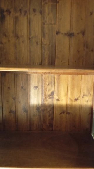 Vitrina / Alacena Madera Maciza Cristal