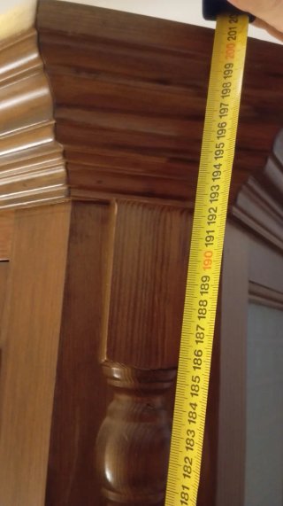 Vitrina / Alacena Madera Maciza Cristal