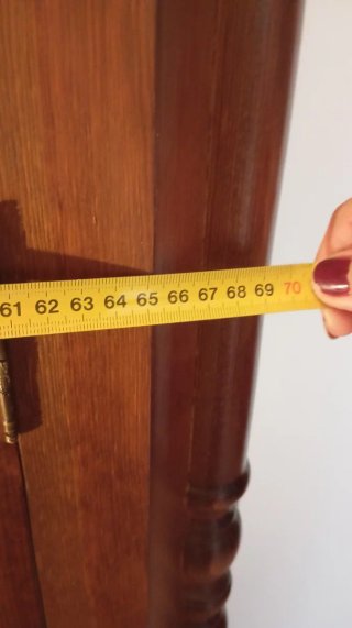 Vitrina / Alacena Madera Maciza Cristal