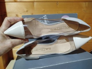 Zapatos Pedro del Hierro crema Transparentes