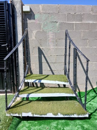 Escalera para mobil home