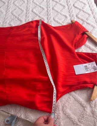 Vestido Mango Rojo Ferrari