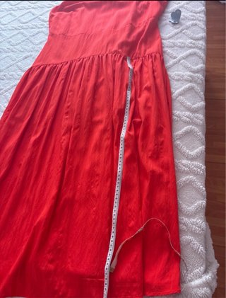 Vestido Mango Rojo Ferrari