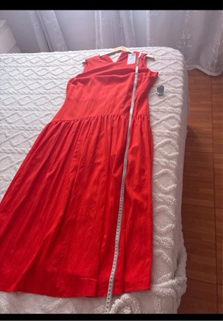 Vestido Mango Rojo Ferrari