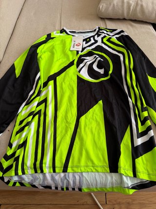 Camiseta Motocross X-Tiger XXL Neón