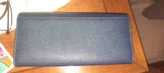 Portafoglio Michael Kors Blu e Oro