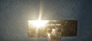 Portafoglio Michael Kors Blu e Oro