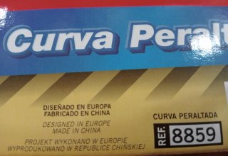 Scalextric Curva Peraltada