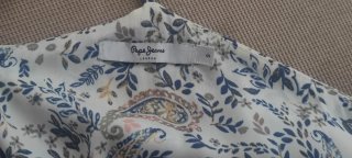Vestido largo estampado floral