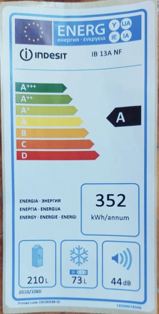NUEVO Frigorífico combi Indesit No Frost IB 13A NF