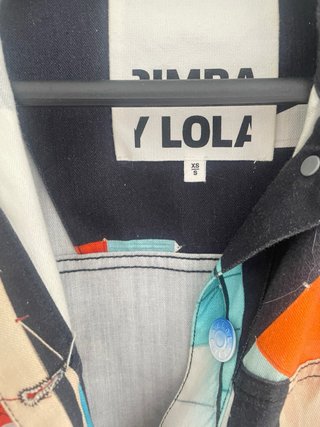 Chaqueta oversize Bimba y Lola multicolor