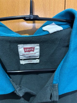 Polo Levi's Negro y Azul