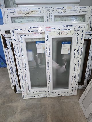 Ventana PVC Corredera 2 Hojas REF 15