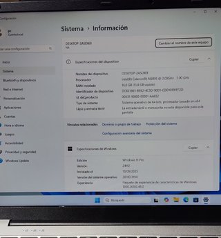 Portátil Intel Celeron N5095 16GB RAM