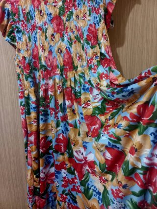 Vestido midi floral