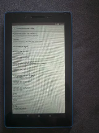 Tablet Lenovo Tab 3 negra/azul