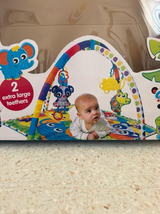 Manta Gimnasio Bebé Playgro Animal Friends