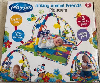 Manta Gimnasio Bebé Playgro Animal Friends