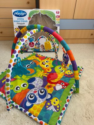 Manta Gimnasio Bebé Playgro Animal Friends
