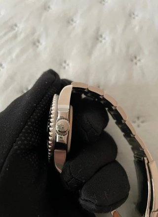 Rolex Submariner Negro/Plateado