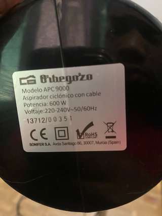 Una aspiradora