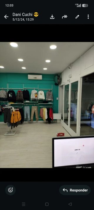 Cremalleras para tienda de ropa blanco