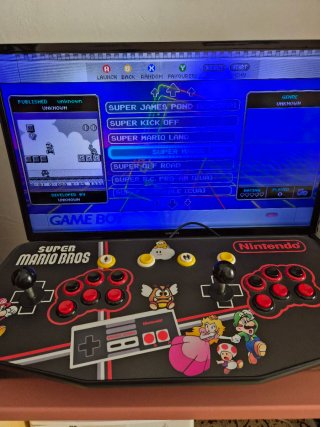 Máquina Arcade Super Mario Bros. Negra