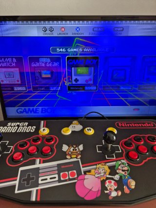 Máquina Arcade Super Mario Bros. Negra