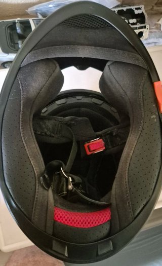 Pareja Cascos NZI INDY Naranja/Negro