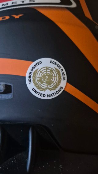 Pareja Cascos NZI INDY Naranja/Negro