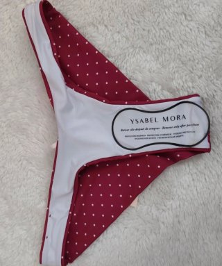 Braga bikini brasileña Ysabella Mora roja Talla S