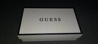 Portafoglio Guess bianco e rosa
