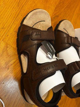 Sandalias Geox Uomo Strada Talla 44 Marrones