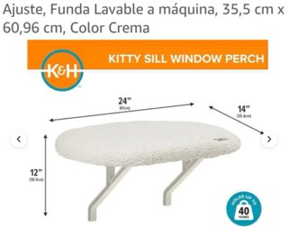 Hamaca para gatos K&H Pet Products beige