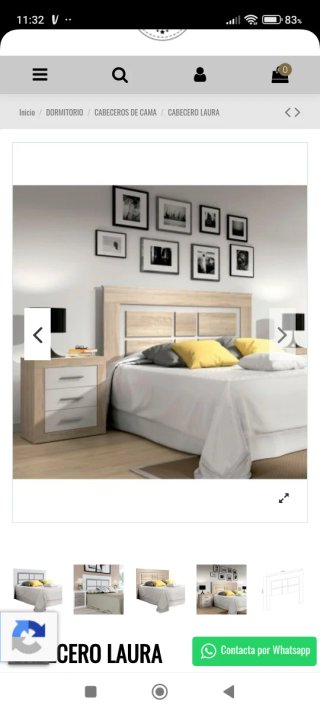 Cabecero Madera Lara ll headboard 160