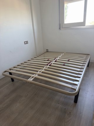 Cama Queen 150x190: Tarima + Colchón
