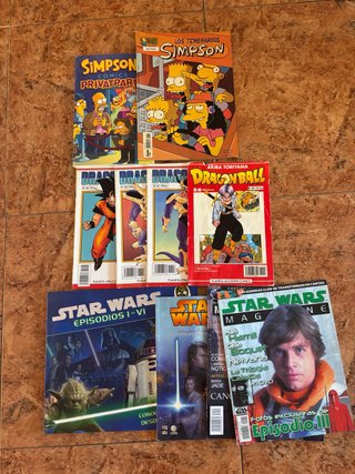 Colección Cómics y Revistas Star Wars, Simpsons, D