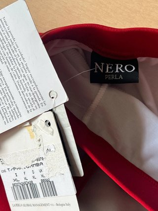 Nero Perla - Swim Trunks - Sporty Retro Style -