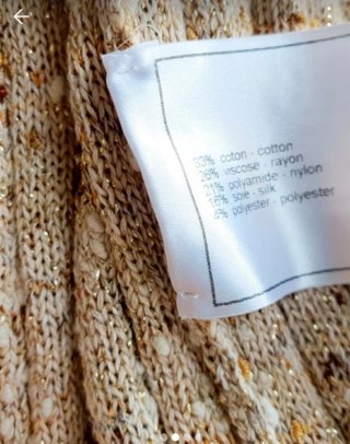 Chaqueta Chanel Hilos Oro Beige